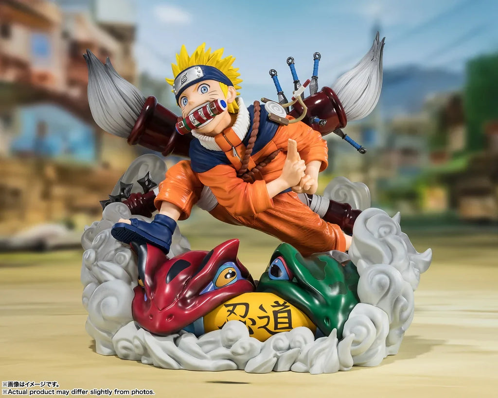 Genuine BANDAI Figuarts ZERO NARUTO 72 Series Uzumaki Naruto Figure Anime Model Toy
