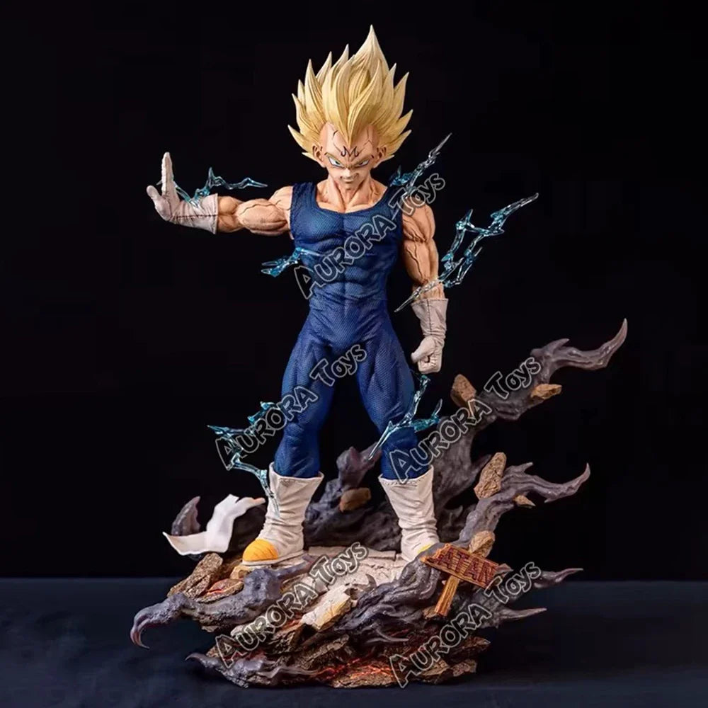 12.6in/32cm Anime Dragon Ball Z Figure Majin Vegeta Figurine PVC Action Figures Collection Model Toys Gifts