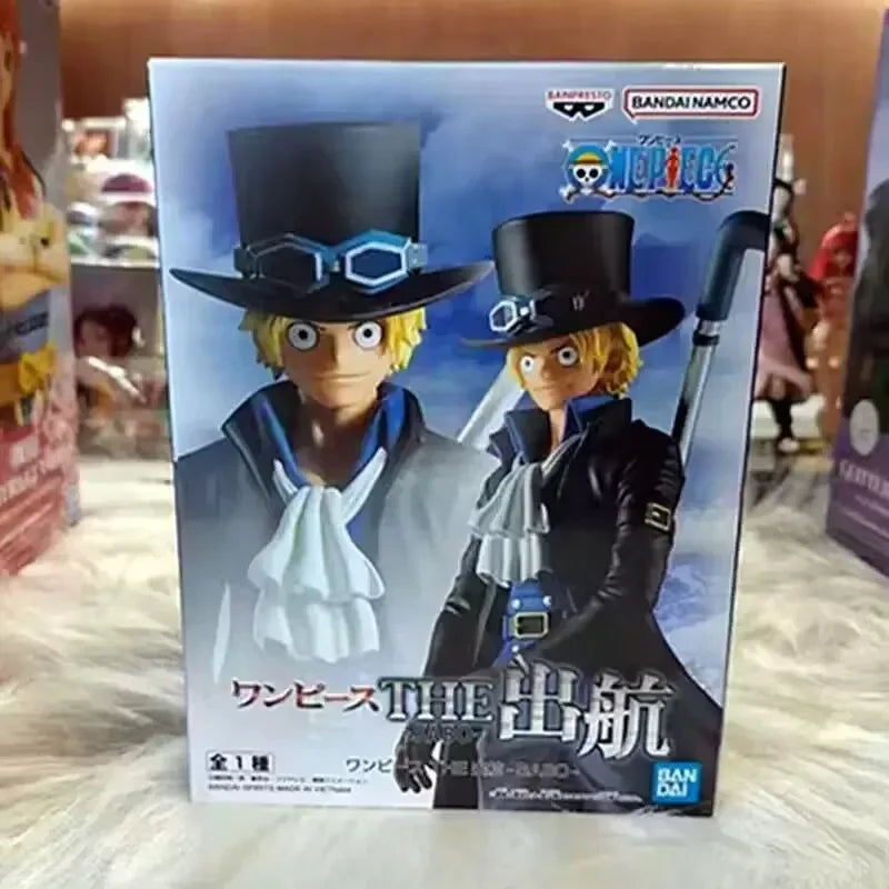 Original Bandai ONE PIECE Sabo Anime Action Figures Collection Ornaments Figure Toys Birthday Gift 17cm Abs