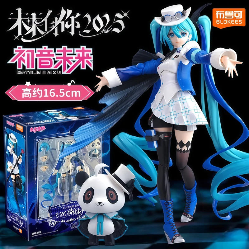 BLOKEES Hatsune Miku The Future Has You series Action Figure Model Assembly Toys Joint Mobility Desktop Ornaments Birthday Gifts