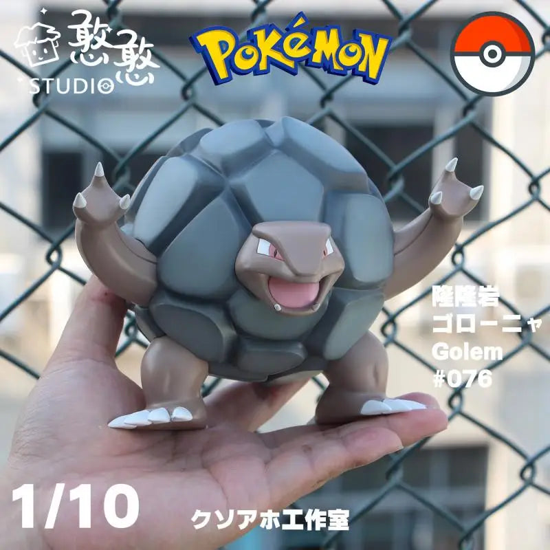 Pokemon 1/10 GK Golem Anime Action Figure Model Toys Gift for Birthday Children