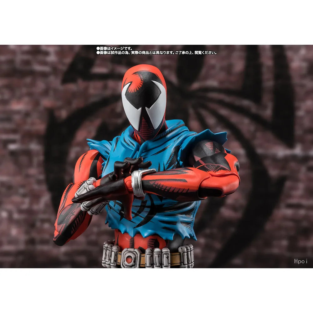 100% Authentic In Stock Genuine Bandai S.H.Figuarts Scarlet Spider Spider-Man: Across the Spider-Verse Action Figure Model Toy