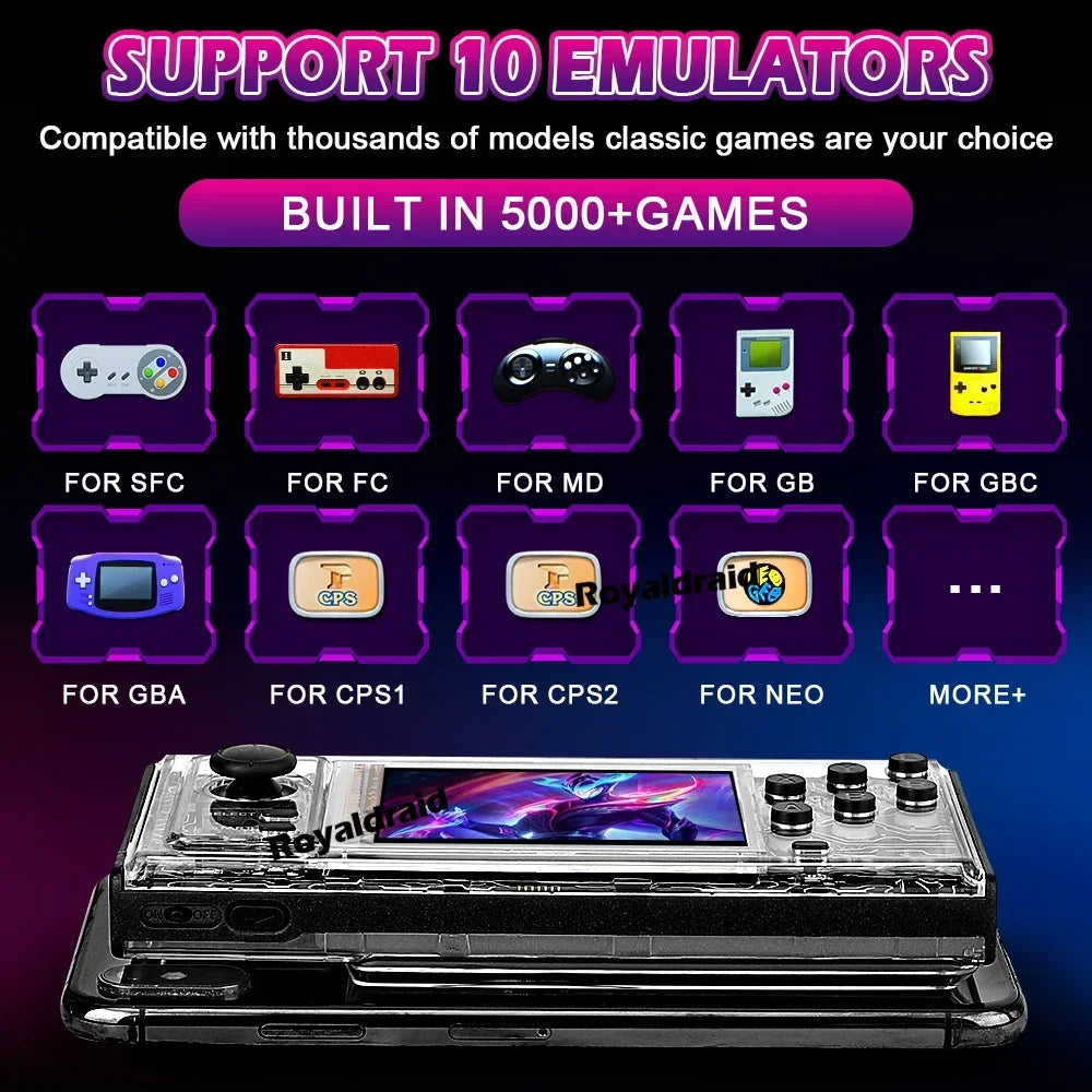 A10 Handheld Game Console Power Bank Integrated 10000mAh 20W Fast Charging Magnetic Wireless Charging Mobile Power Supply 2IN1