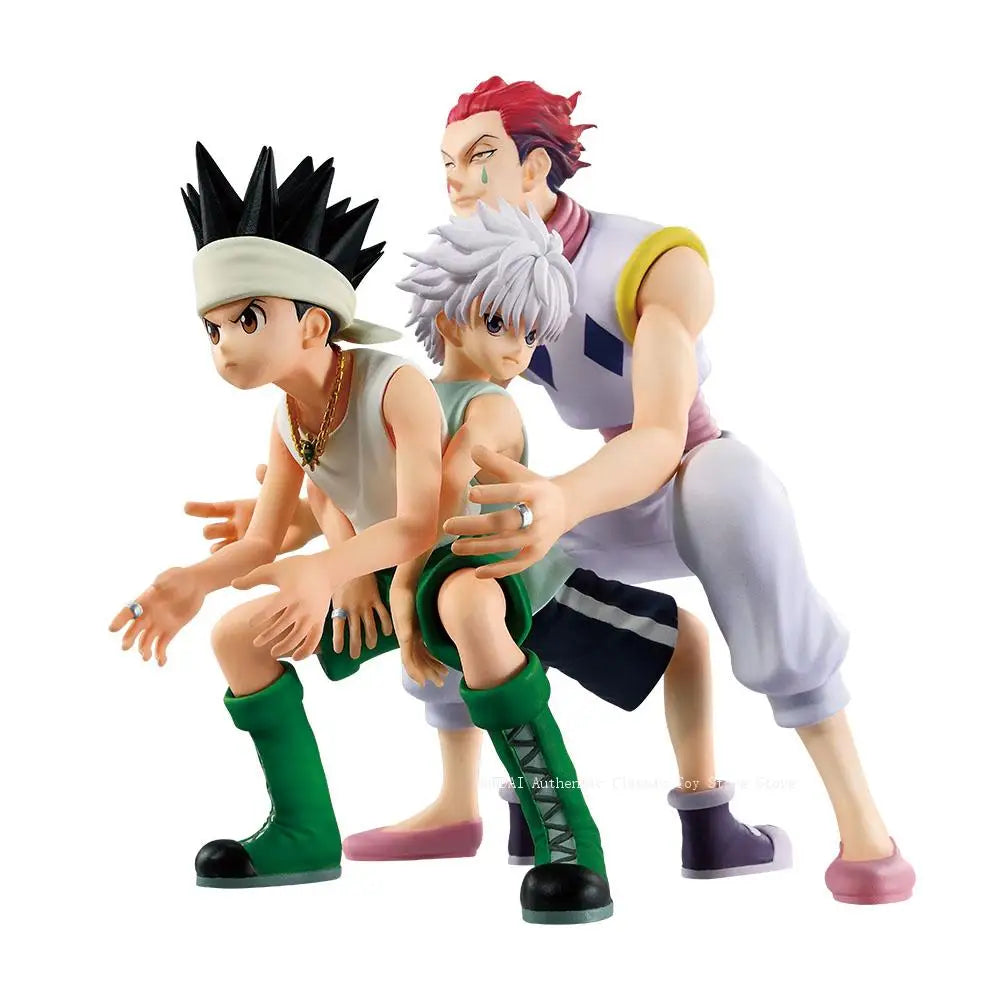 In Stock Original Bandai hunter hunter Ichiban KUJI GON FREECSS Killua Biscuit Hisoka Anime Figure Collectible Model Toys Gifts