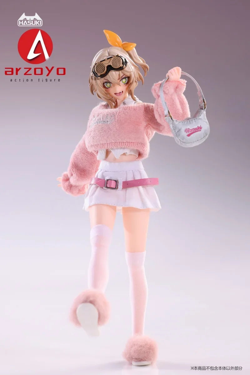 HASUKI CS020 1/12  Female Spicy Girl Set Clothes Accessories Model Fit 12'' Soldier Action Figure Body Doll
