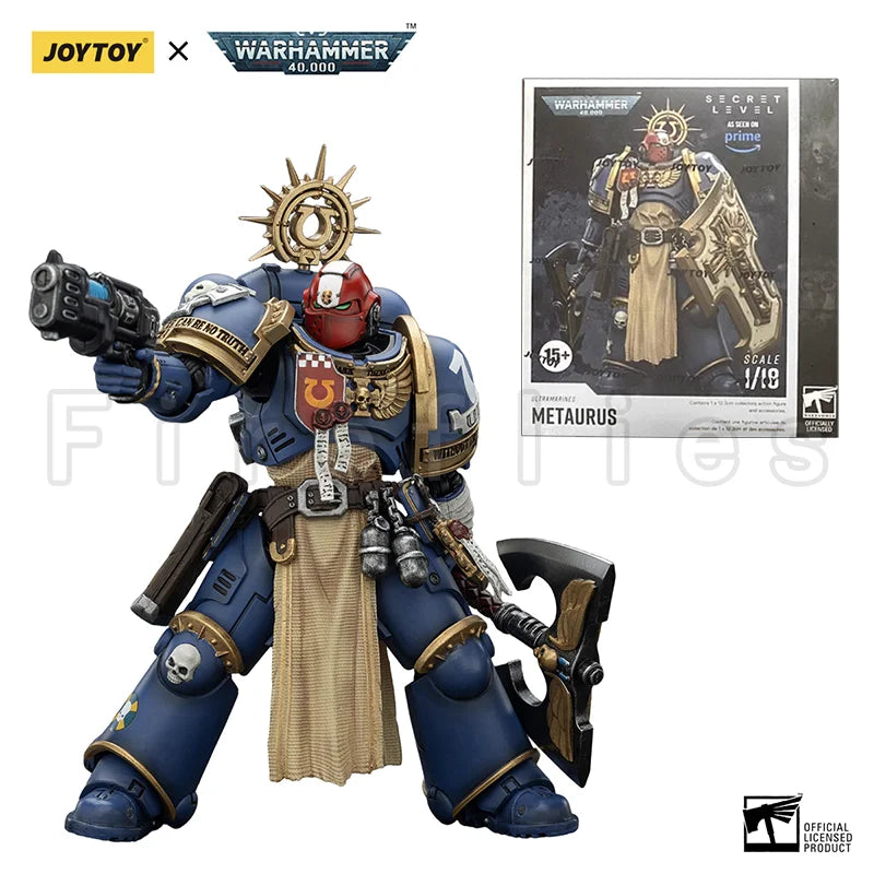 [Pre-Order]1/18 JOYTOY Action Figure 40K Ultramarines Titus Metaurus Re-issue Version Anime Model Toy