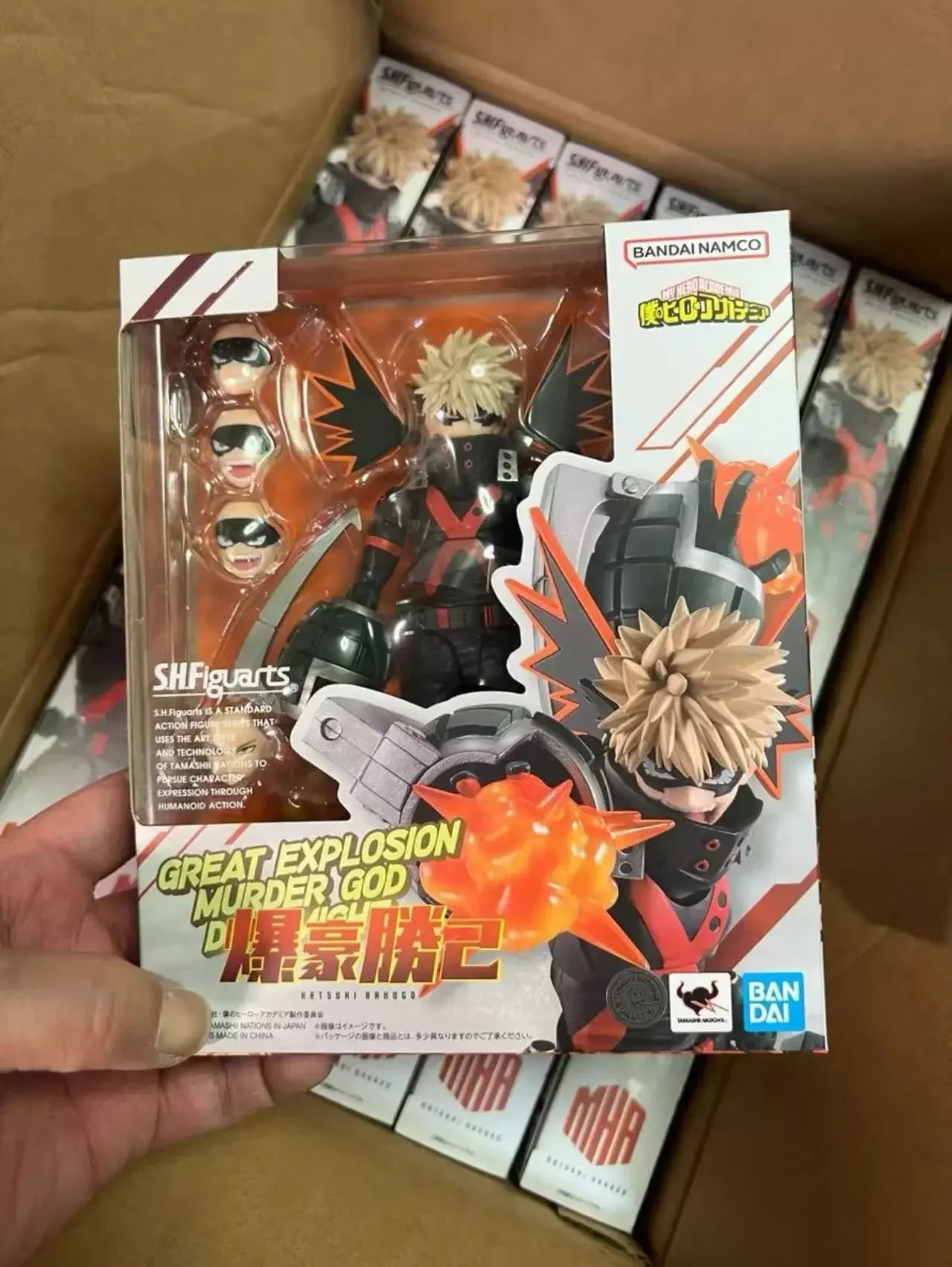 【Auf Lager】Bandai SHF My Hero Academia Bakugo Katsuki Fertigmodell Bewegliche Figur
