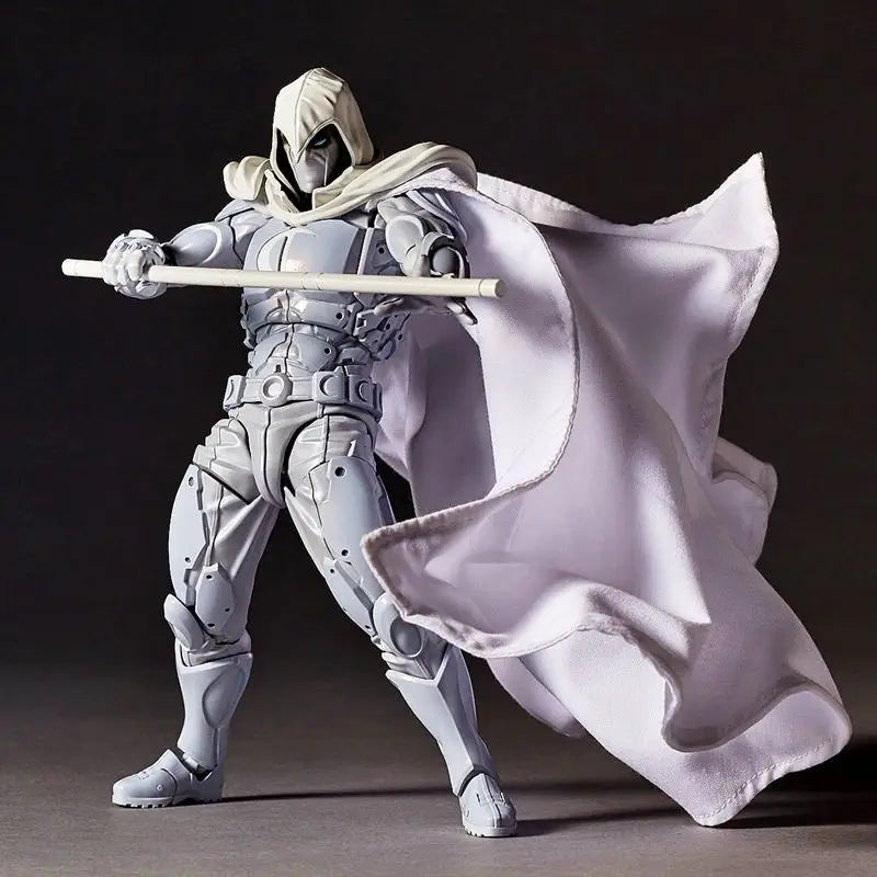 Moon Knight Figure Revoltech Amazing Yamaguchi 16cm Marc Spector Action Figurine Collection Ornament Model Toys Birthday Gifts