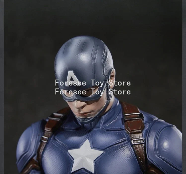 54cm Captain America Figure The Avengers Anime Surroundings Figures Collection Desktop Ornament Decorations Best Gifts for Boys