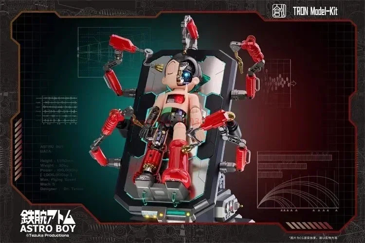 30cm Tron Model-kit Astroboy Dx Normal Version Action Figure Collection Assembly Collect Ornaments Model Doll Boy Toy Gift