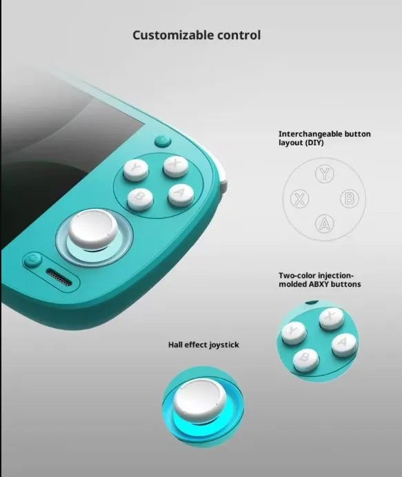 Retroid Pocket G2 5.5'' Android Game Console 1080P AMOLED Screen Hall-Effect Joystick RP G2 Handheld Game Console BT5.4 5000mAh