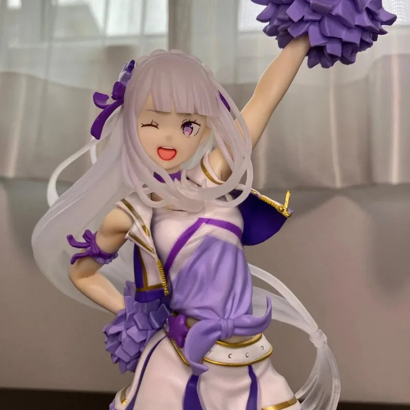 Bandai Original  Spirits Ichiban Kuji Re:Zero Kara Hajimeru Isekai Seikatsu Emilia Action Figure Collection Series Toy Gift