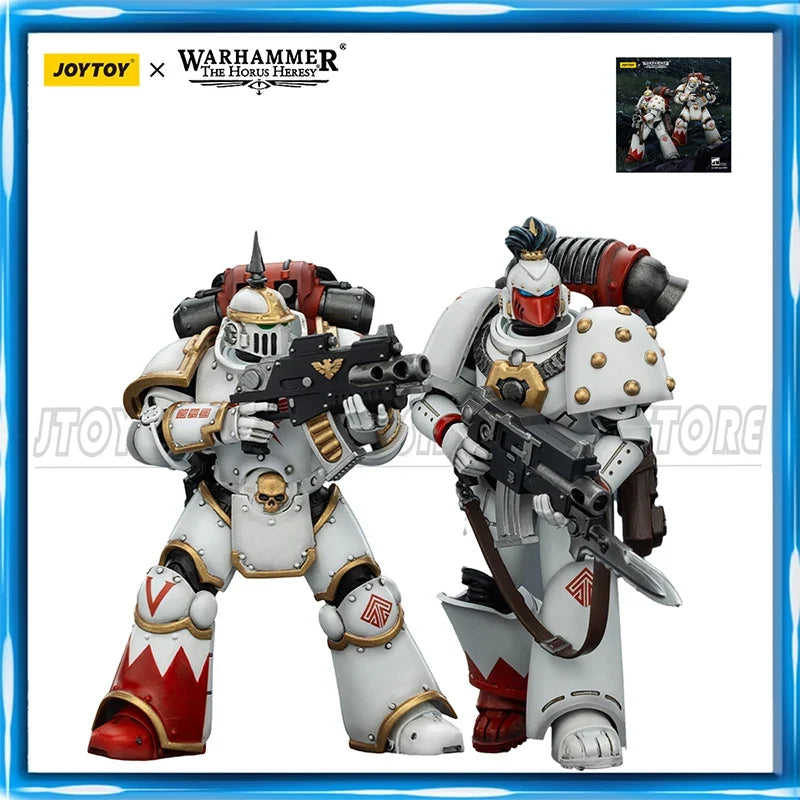 [Pre Order]JOYTOY Warhammer 40K 1/18 Action Figures White Scars MKIll Tactical Legionary MKVI Tactical Legionary