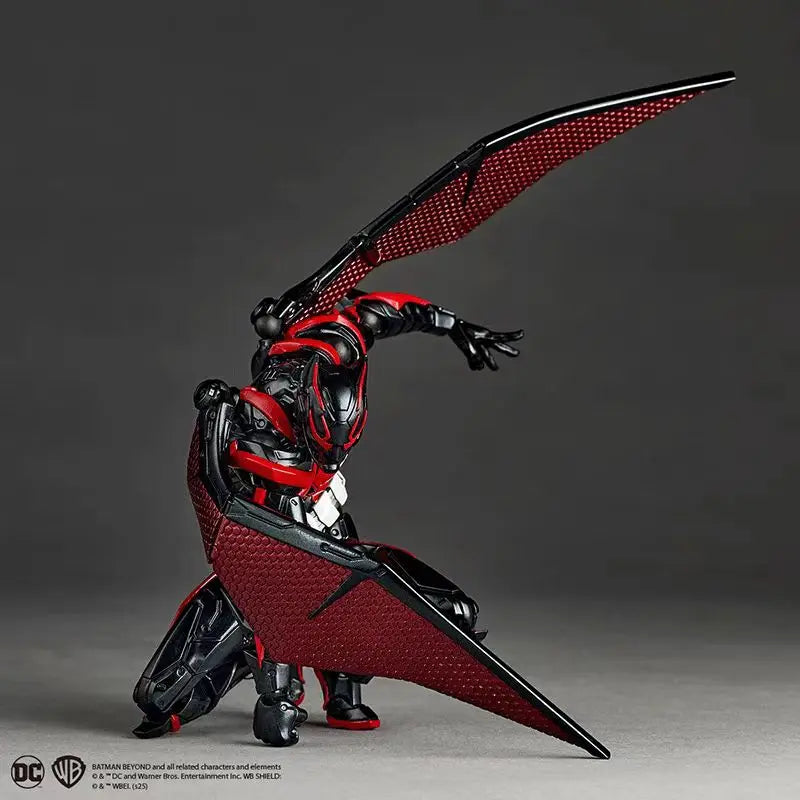 In Stock KAIYODO Future Bat Amazing Yamaguchi Red and Black Color Scheme Movable Wings Puppet Anime Action Figures Model
