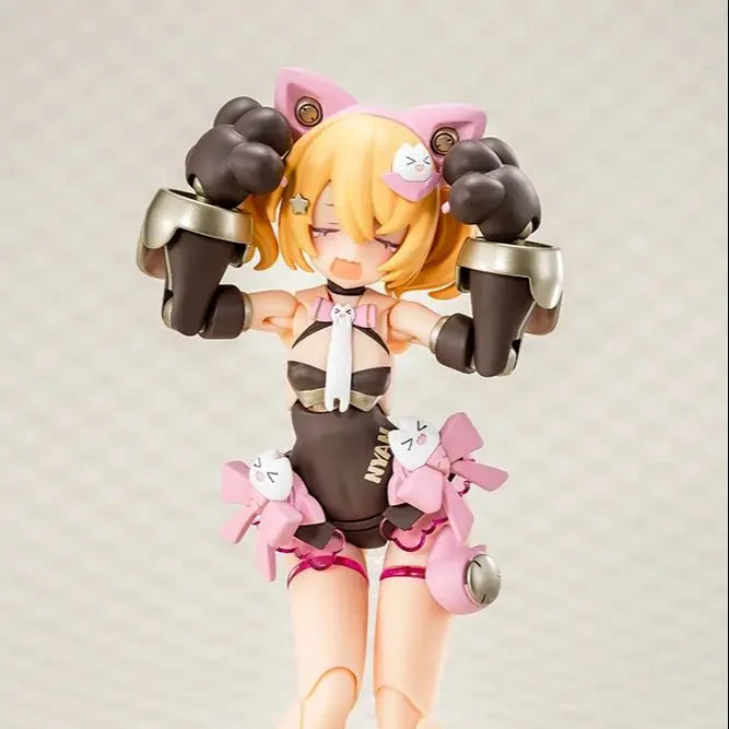 In Stock Kotobukiya Megami Device KP801 PUNI MOFU 1/12 Plastic Assembly Mecha Girl Full Set 16cm Action Figure Model