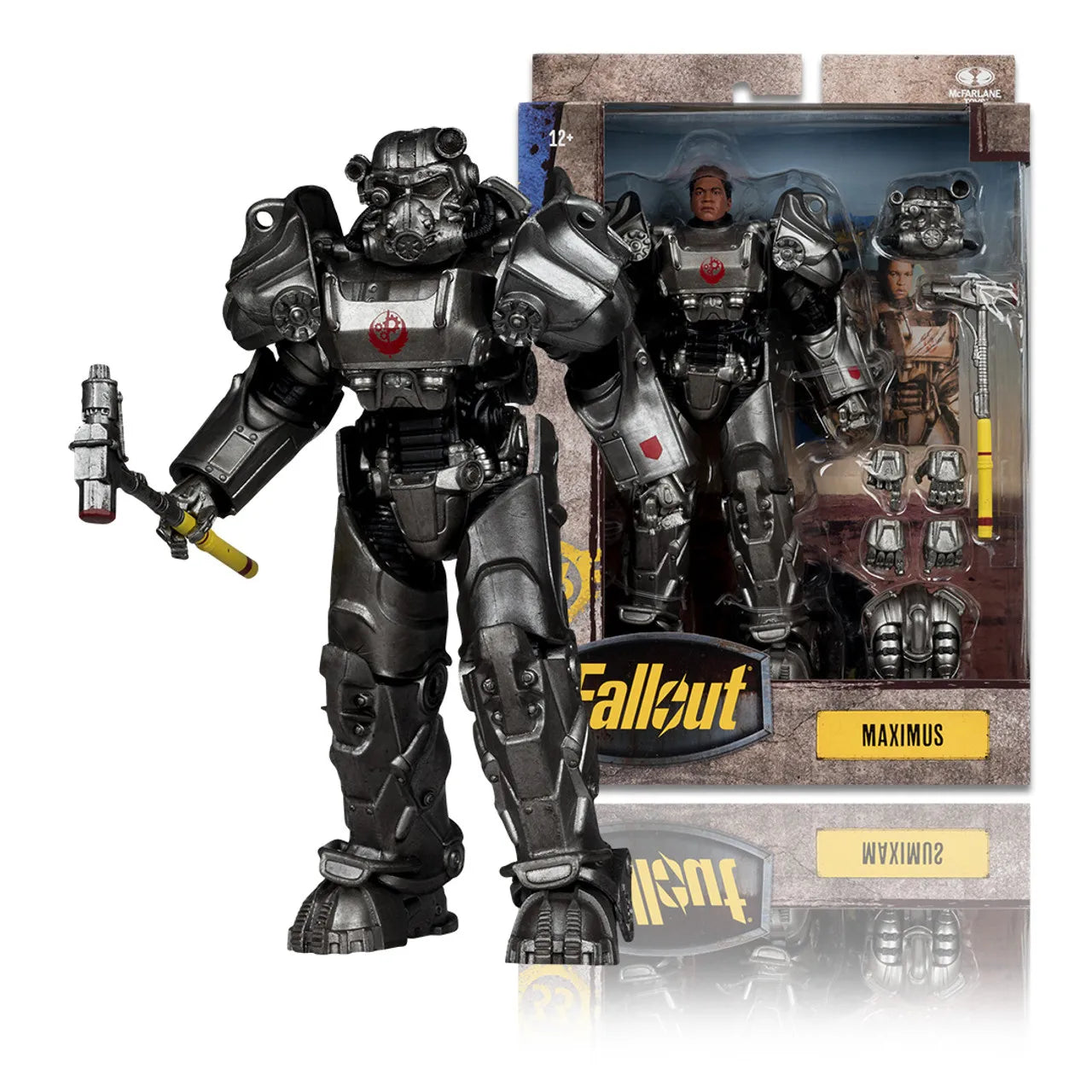 Mcfarlane Toys Fallout TV Maximus/Hank Maclean/Ghoul/Steph Harper/Cooper Howard 7" Action Figure Model Doll Garage Kit