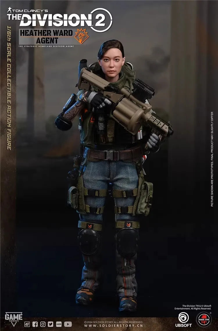 SoldierStory SSG009 1/6 Soldatin Agent Heather Ward Komplettes Set 12" Actionfigur Modell Spielzeug auf Lager