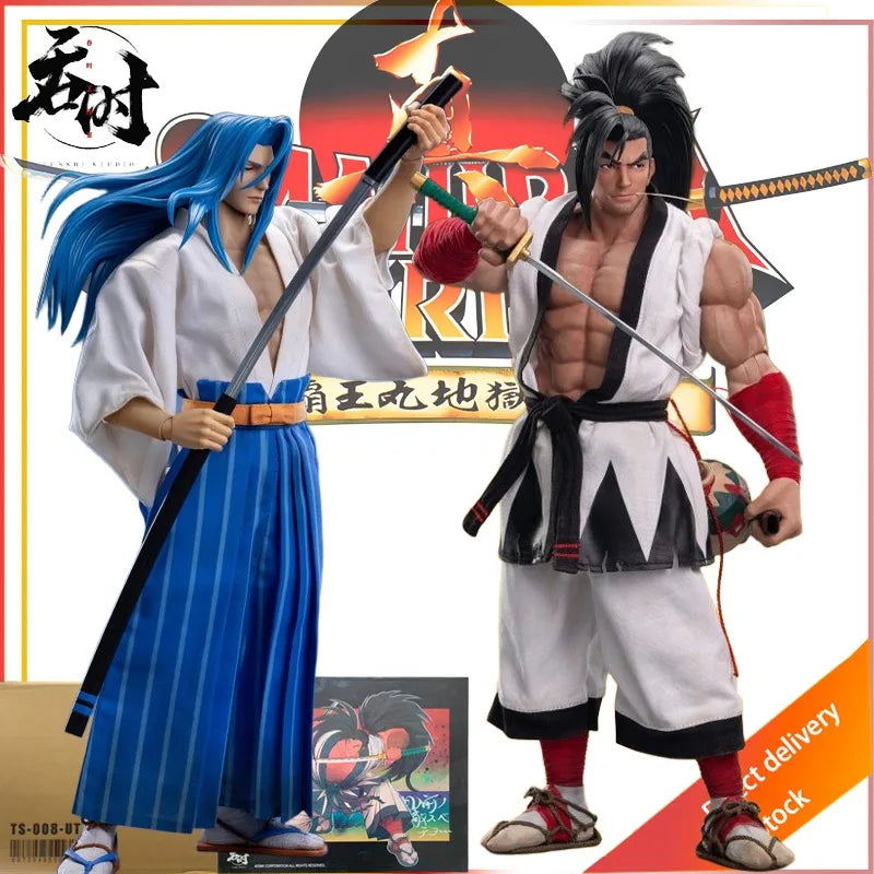 TUNSHI STUDIO Original Shin Samurai Shodown:Haohmaru Jigokuhen Series 6-inch Cloth Doll Action Joint Mobility Figure Model Toys