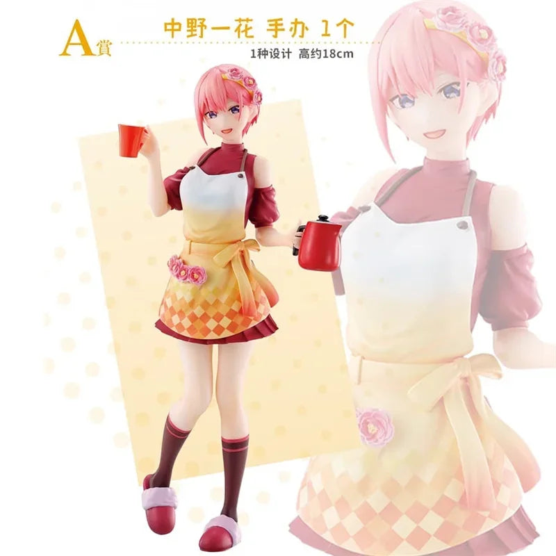 The Quintessential Quintuplets Anime Figure Nakano Ichika Nino Miku Yotsuba Itsuki Kawaii Model Desktop Decoration Kids Toy Gift