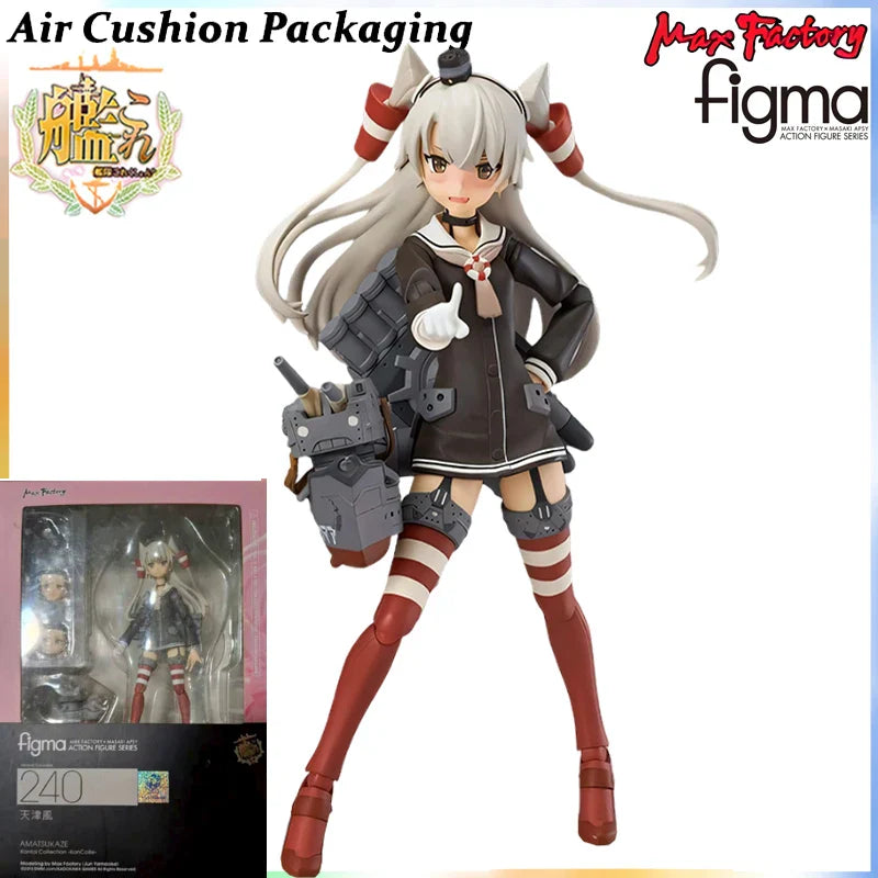 Max Factory Kantai Collection Kumano Kai Ni Akagi Amatsukaze Renzouhou Kun Figma Actionfigur Modellspielzeug Offiziell Lizenziert