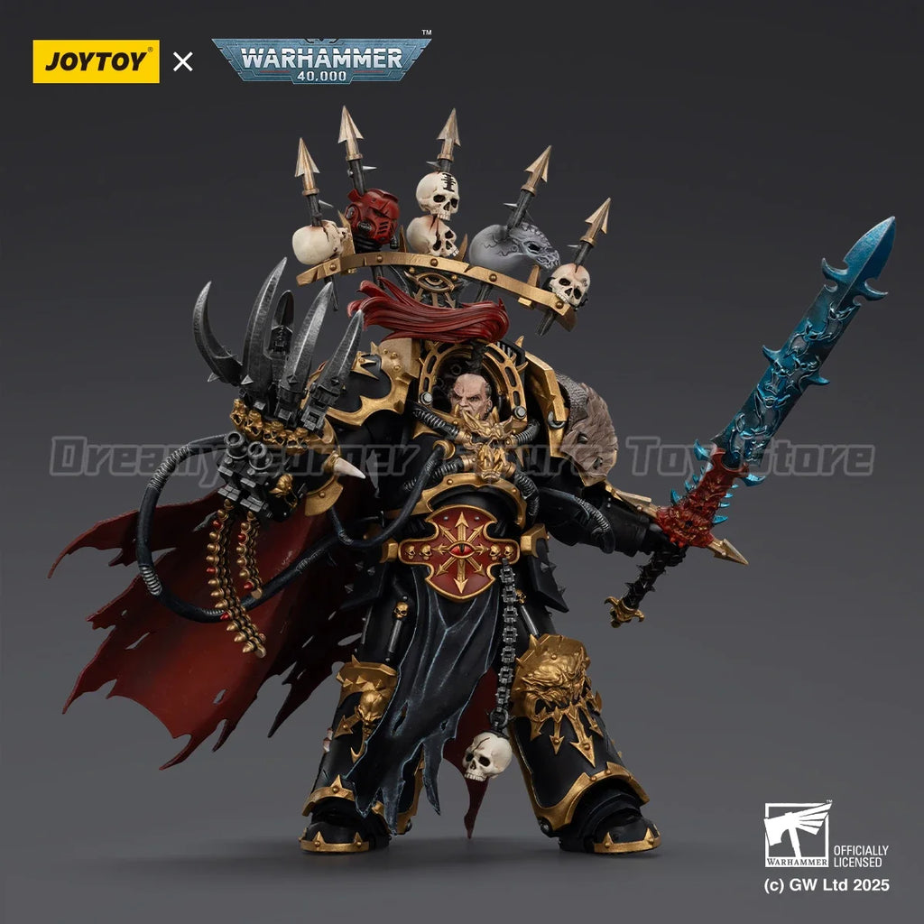 【Pre-sale】Original JOYTOY Warhammer 40K Black Legion Abaddon The Despoiler with Drach'nyen 1/18 Action Figure Model Collection