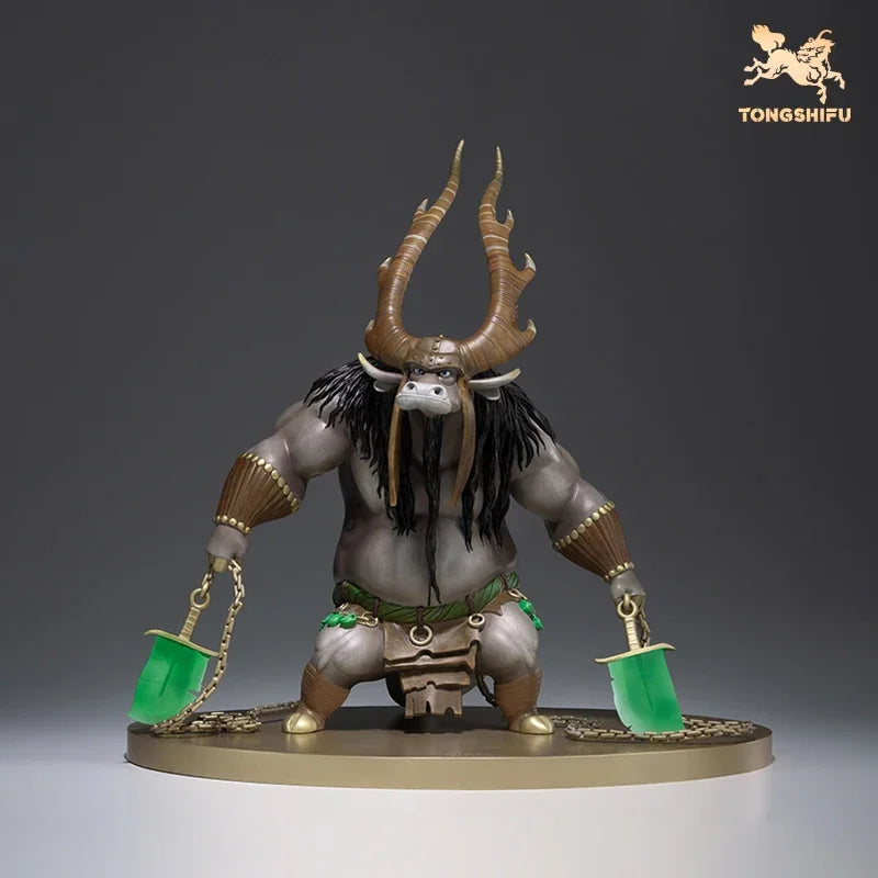 Kupfer Kunst Chinesischer Zeichentrickfilm Kung Fu Panda Tierfiguren Der Dämonenkönig Skulpturen Ornament Schreibtischdekor Kunstsammlung