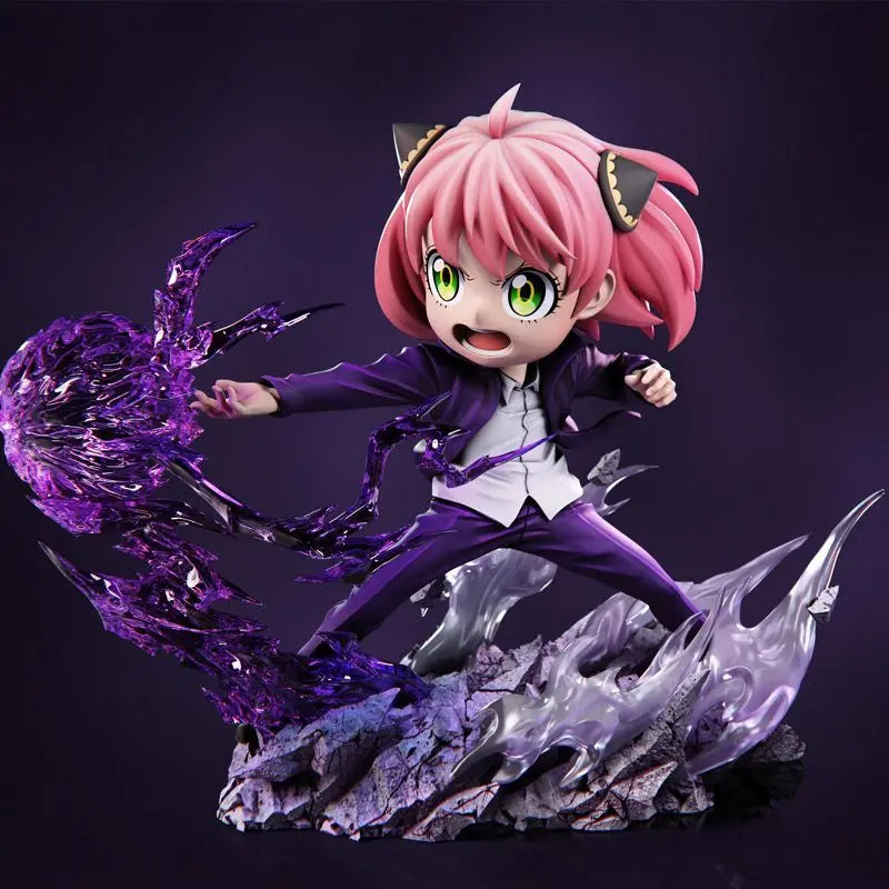 23cm Gk Anya Cos Gojo Satoru Double Head Swap Spy×Family Jujutsu Kaisen Anime Figure Model Statue Ornament Kids Gift Collection