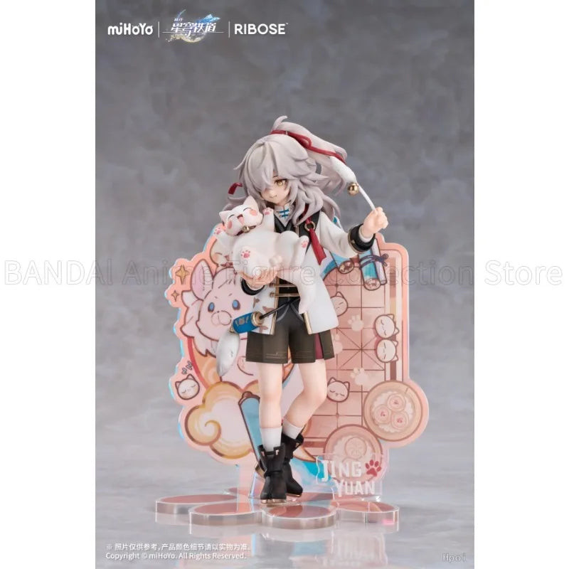 August 2025 Pre-sale Original RIBOSE RISE UP Series Honkai: Star Rail Little One Cat Jingyuan Ver. Ornament Model Toys Gift
