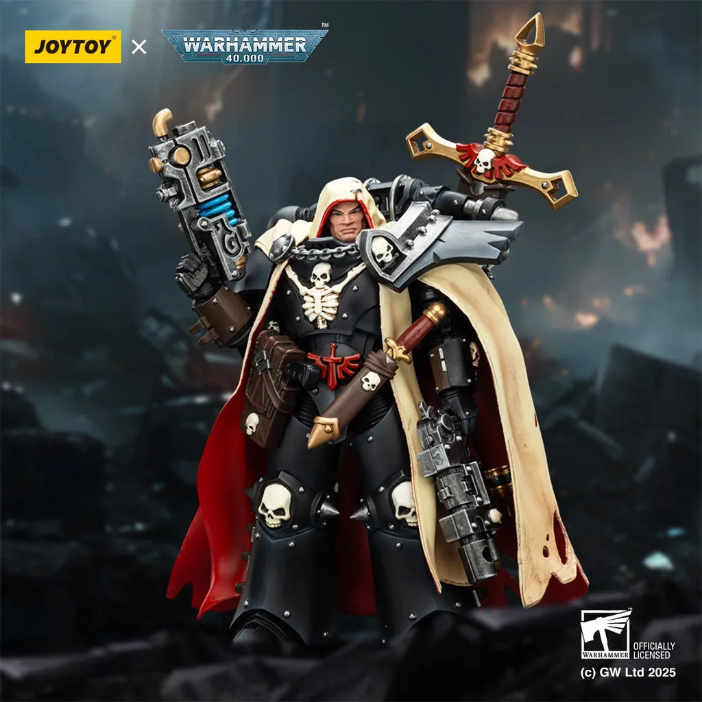 JOYTOY Warhammer 40K 1/18 Scale Chaos Space Marines Cypher Lord Of The Fallen Figurine Model Movable Joint Collection Toys