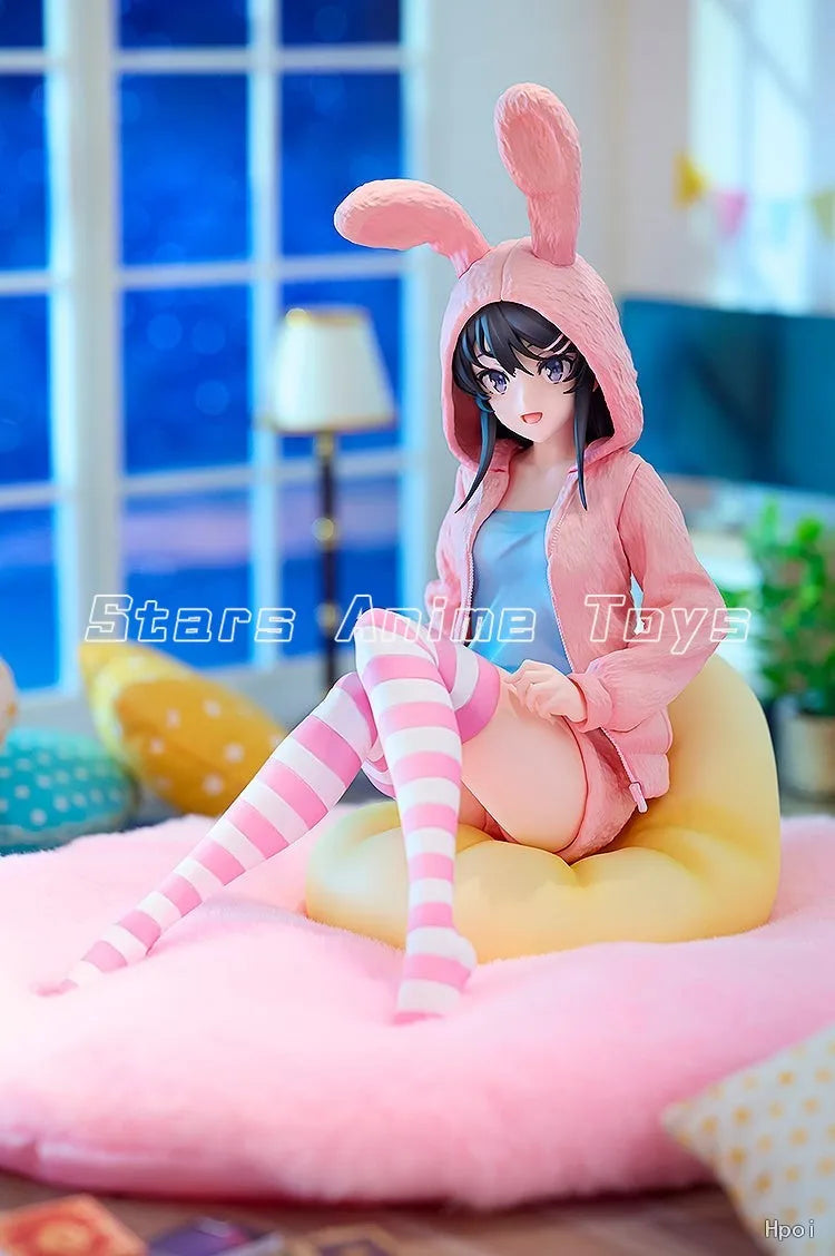 Original KADOKAWA KDcolle ‌Rascal Does Not Dream of Bunny Girl Senpai‌ Sakurajima Mai Rabbit Ear Jacket Animation Figure
