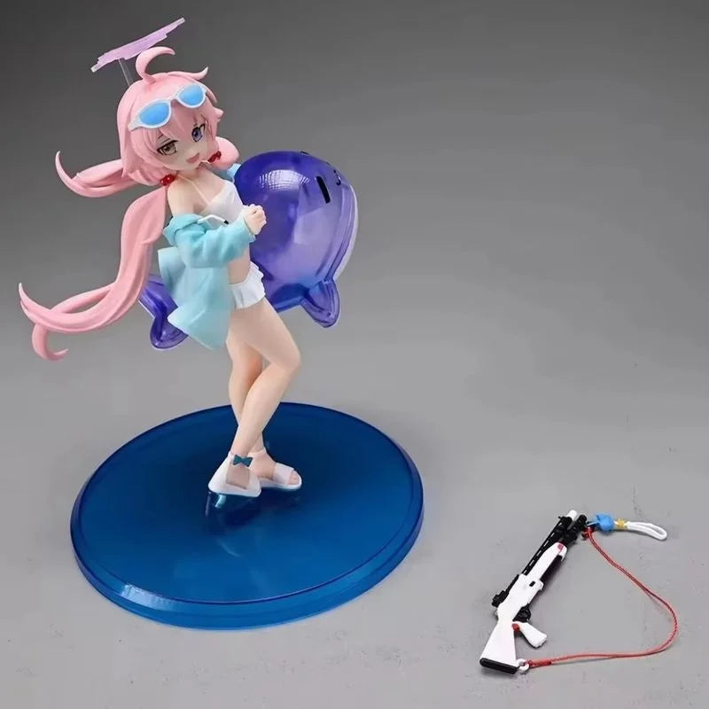 Mew In-Stock Blue Archive Hand-Made Swimsuit Action Figure Ornament Acgn Beautiful Girl Model Toy Boys' Holiday Gifts