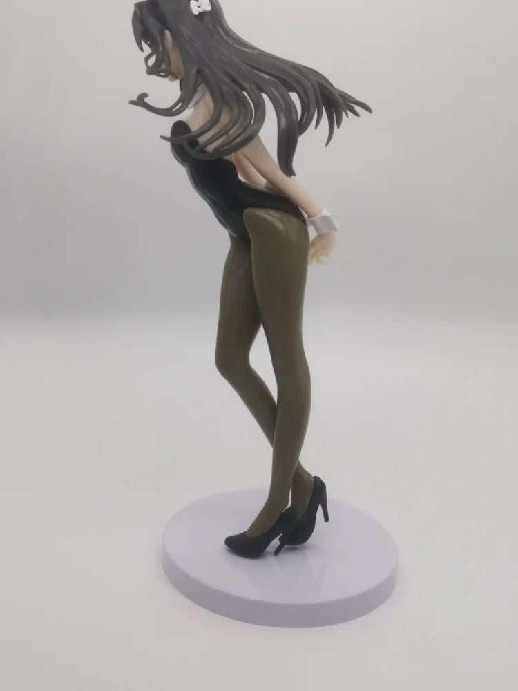 24cm Mai Sakurajima Bunny Girl Senpai Sexy Anime Figure Rascal Does Not Dream of Bunny Girl Senpai Action Figure Model Doll Toys