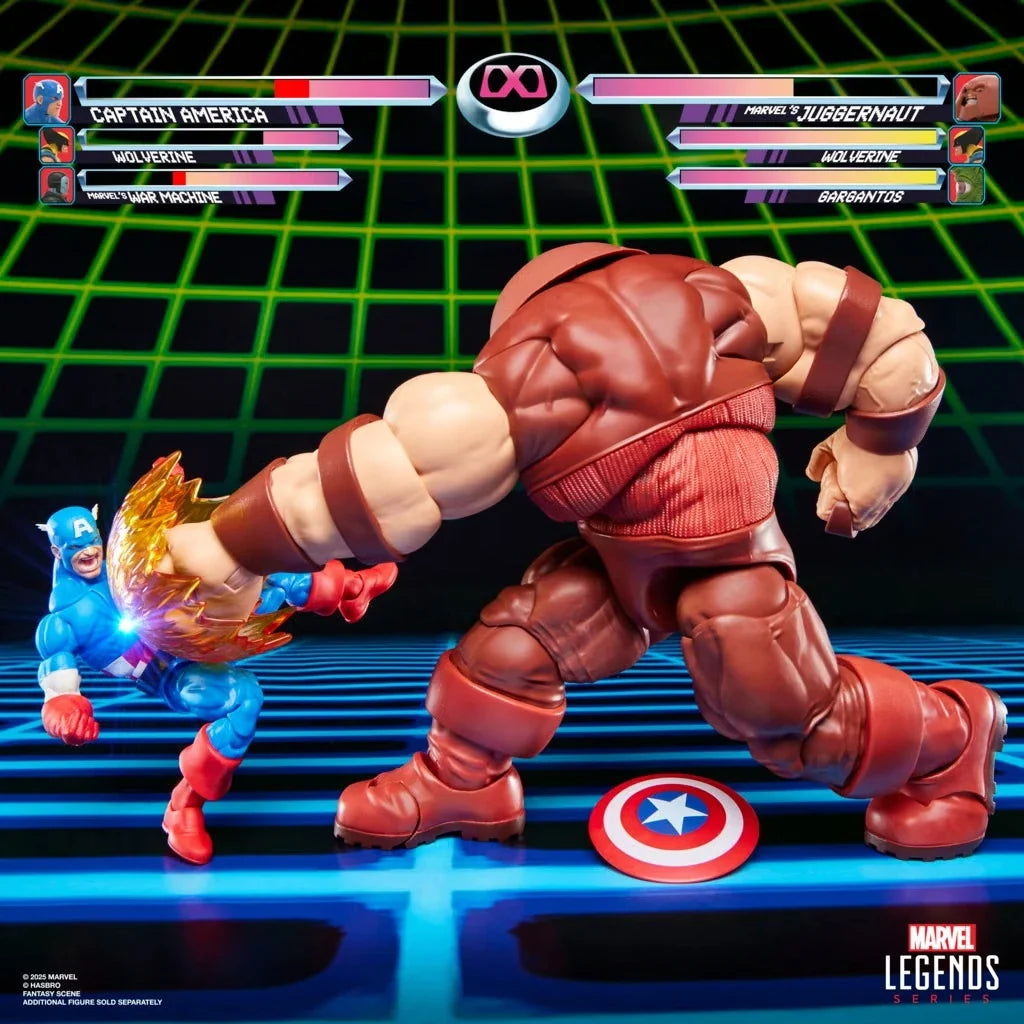 Hasbro Marvel Legends Series Gamerverse Marvel's Juggernaut, Retro Video Game-Inspired 6-Inch Scale Action Figure Gift G0623