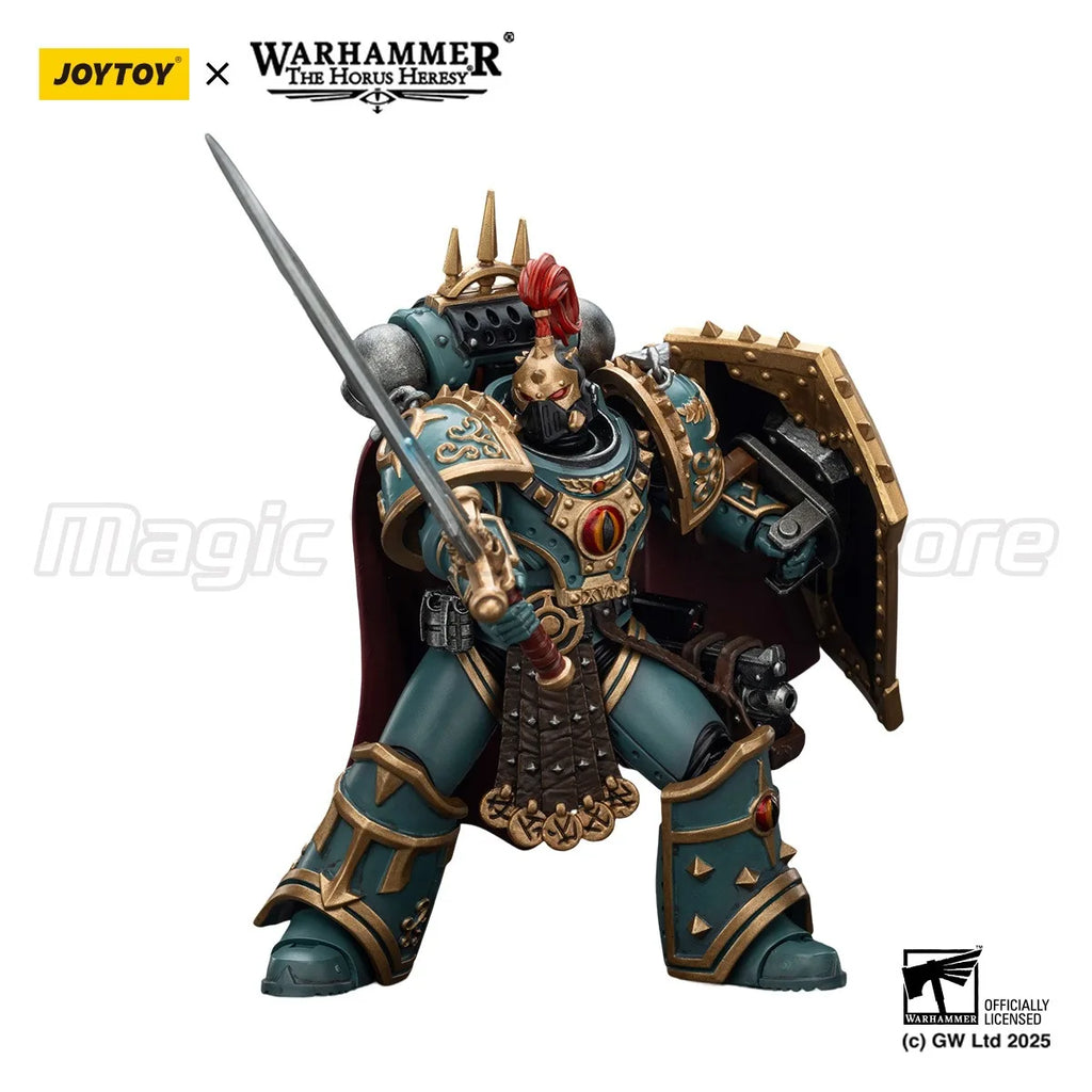 【MT】JOYTOY Warhammer 40K 1/18 Action Figure Sons of Horus 'Little’ Horus Aximand,Captain of the 5th Company Model