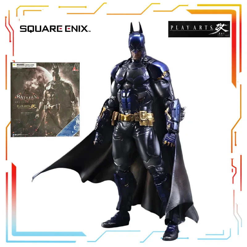 SQUARE ENIX PlayArts Changes Finished Movable Doll Arkham Knight Batman Limited Edition Color Figure Toys Model Gifts for Boys
