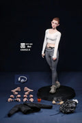 Pre-sale Mr.Z 1/6 Scale Female Soldier City Girl Rui & Lei Movable Eyes Figurine 12'' Action Figure Full Set Collectible Gift