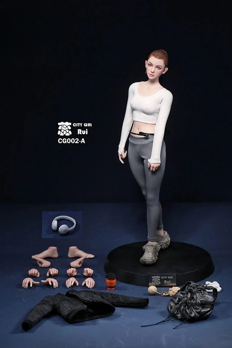 Pre-sale Mr.Z 1/6 Scale Female Soldier City Girl Rui & Lei Movable Eyes Figurine 12'' Action Figure Full Set Collectible Gift
