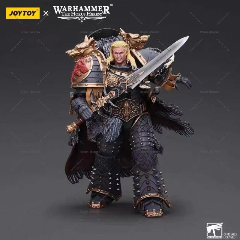 In stock JOYTOY Warhammer 40k 1/18   Dark Source  Space Wild Wolf Gene Primarch Wolf King Rimanruth  Actual doll gift collection