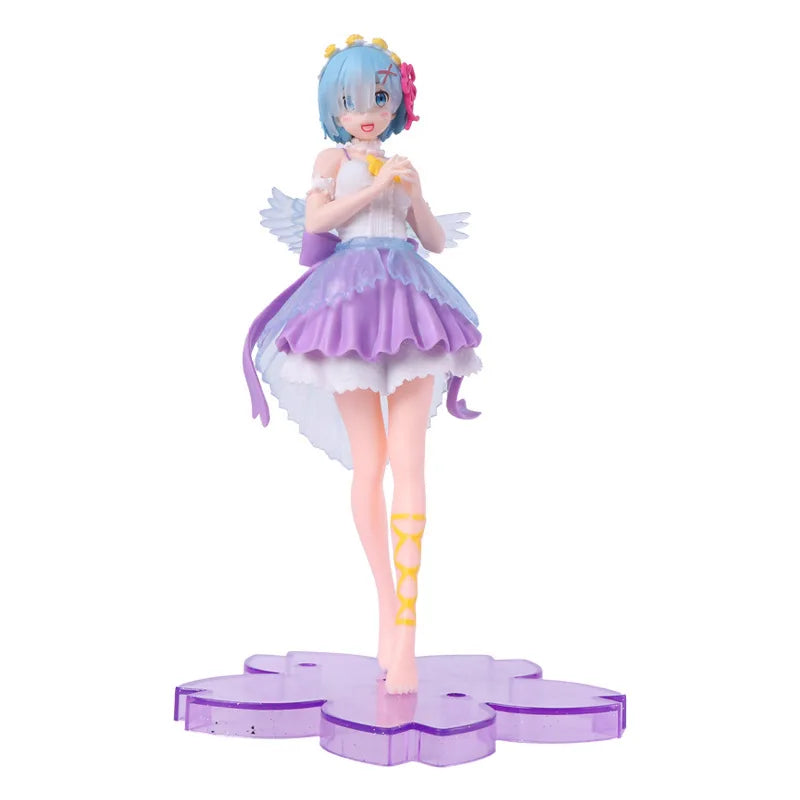 19cm Anime hand-drawing from zero to start a different world life Angel Reimu cute beauty hand-drawing model birthday gift
