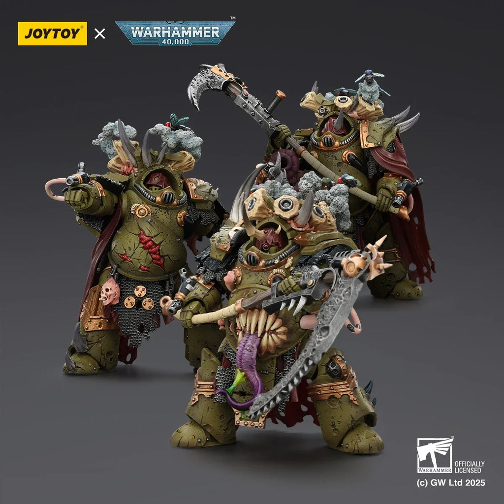 【Pre Sale】Original JOYTOY 1/18 Action Figure Warhammer 40000 Death Guard Deathshroud Terminator Champion Model