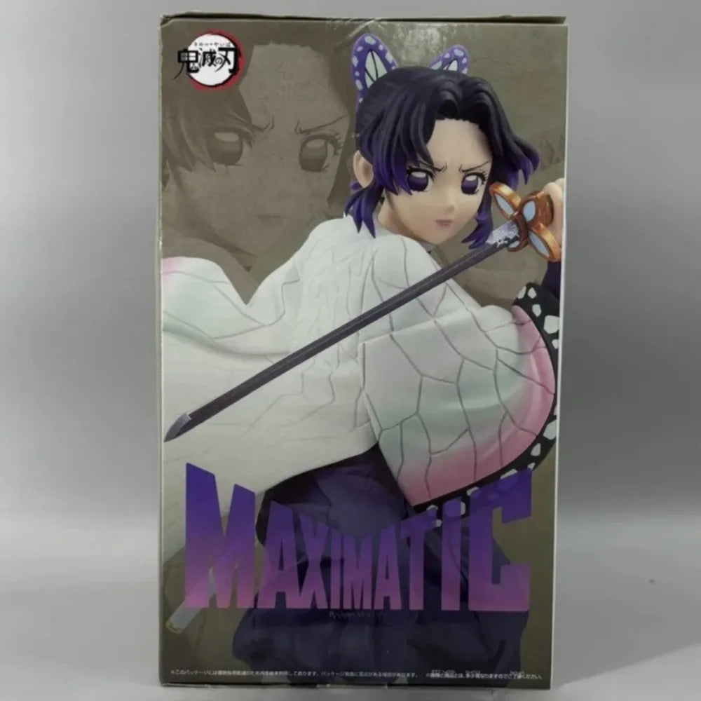 In Stock Bandai Original Genuine Banpresto Anime Demon Slayer: Kimetsu No Yaiba MAXIMATIC Kochou Shinobu 18cm Model Toy Figures