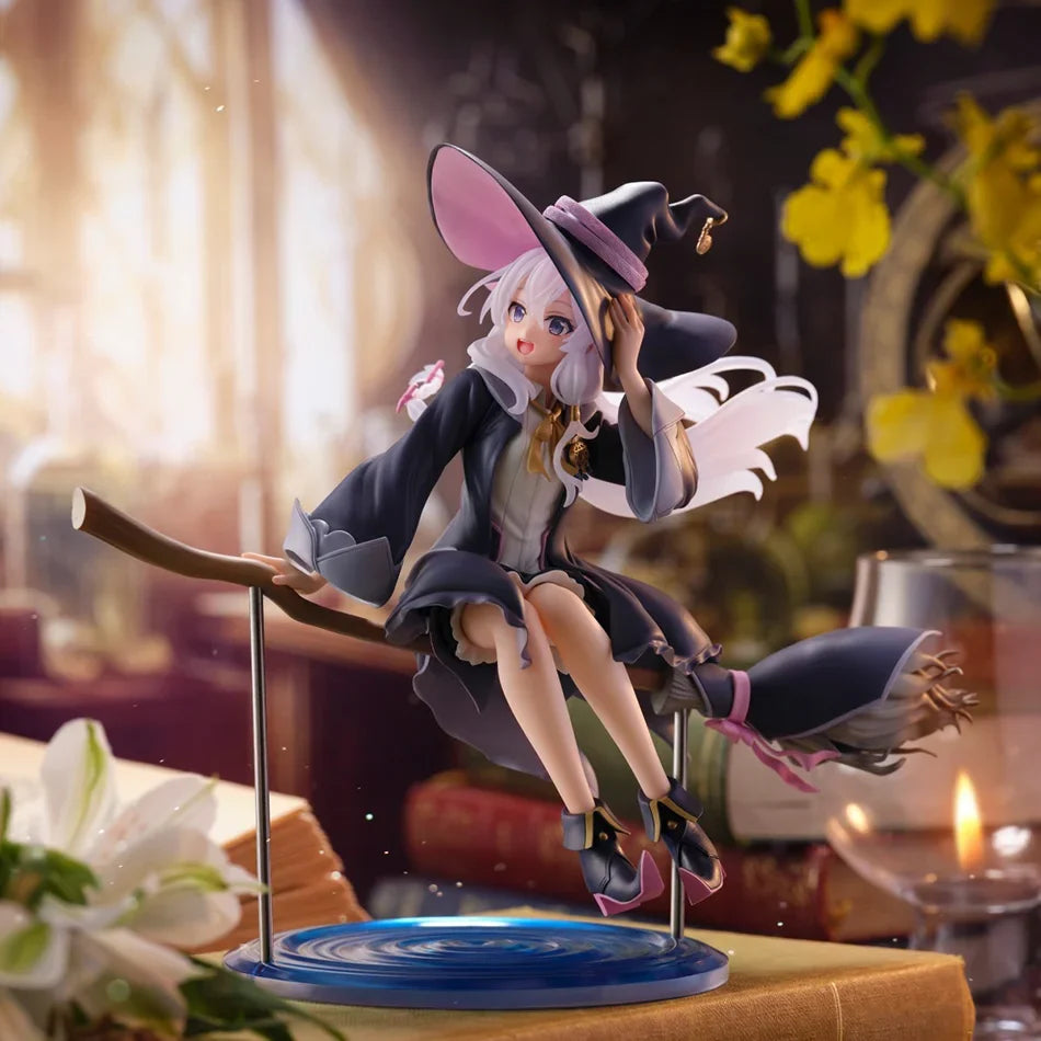 New The Journey of Elaina Anime Figure Witch Elaina Action Figure PVC Collection Model Doll Toys for Christmas Gifts