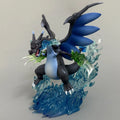 Charizard Mega Evolution X 18cm Battle Pose Anime Figure Statue Desktop Decoration Gift