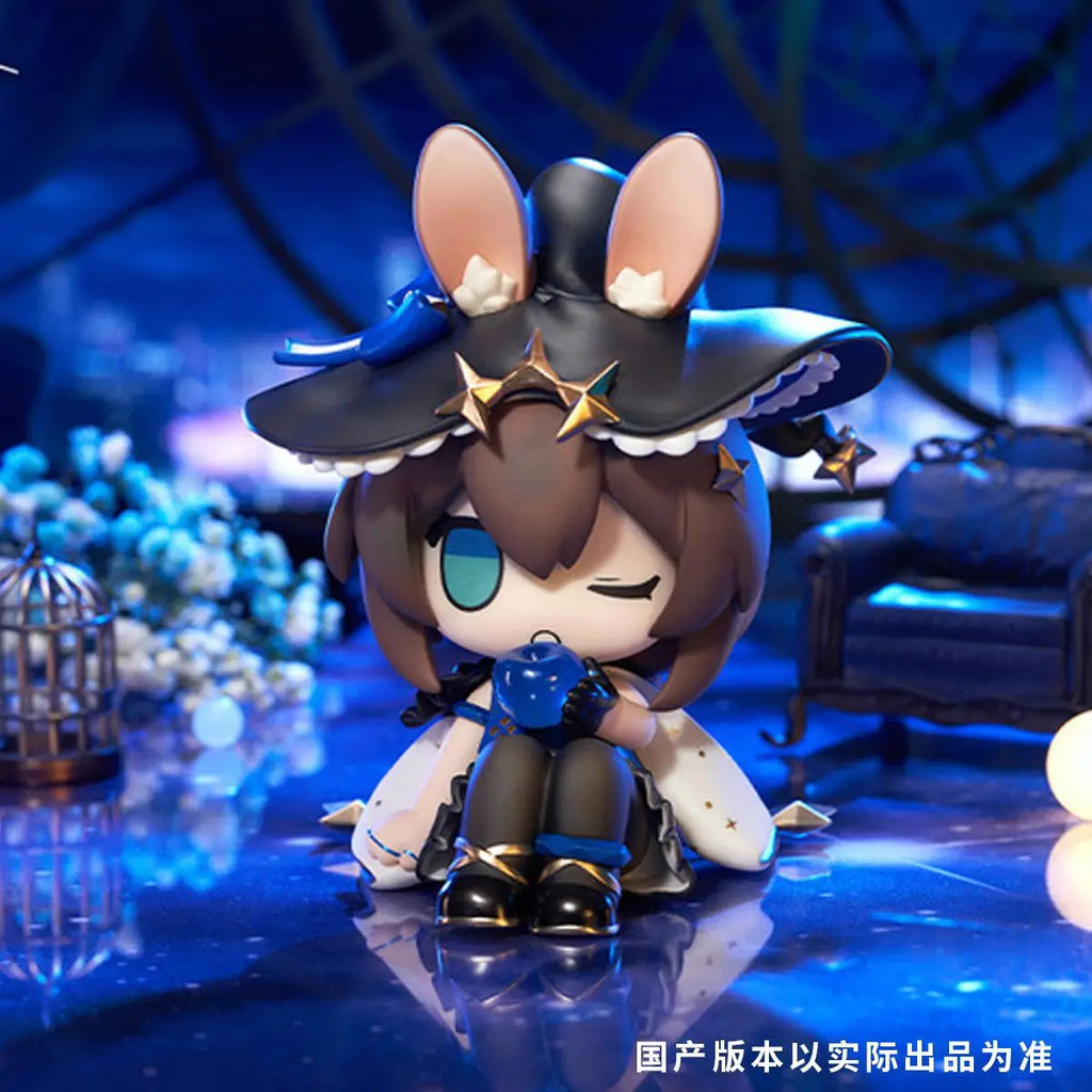 Arknights Cute Q Version Dol Amiya Beautiful Girl Model Figurine Creative Statue Merchandise Holiday Gifts Toy Desktop Ornaments