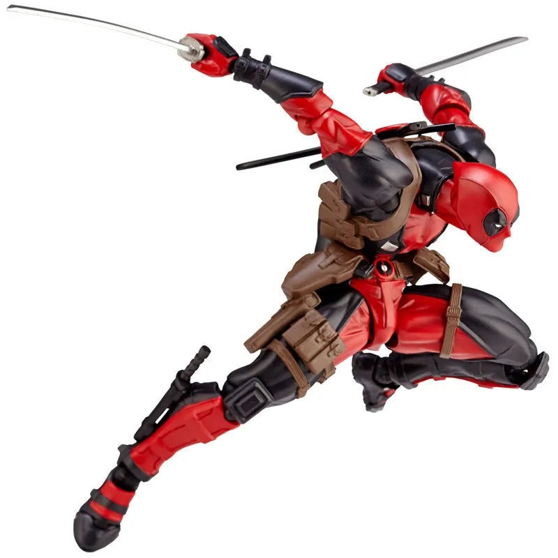 Yamaguchi Revoltech Deadpool Action Figure Deadpool X-Men Superhero Figurine KAIYODO Movie Model Toys for Kids Gift