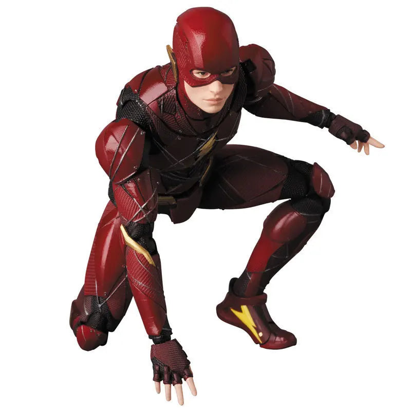 Mafex 058 The Flash Action Figures Toys 16cm Movable Statues Model Doll Collectible Ornaments Gifts