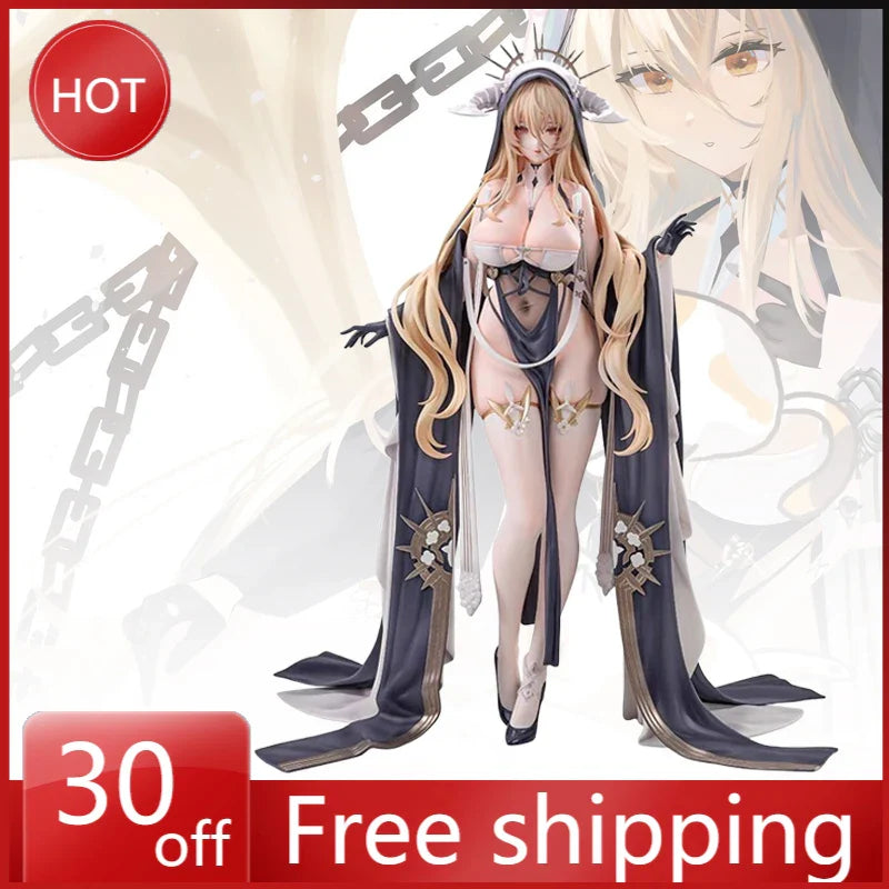 Original 31cm Azur Lane Figur Implantierbare Ständer Modell Anime Spiel Sammlung Desktop Ornamente Raumdekoration Feiertagsgeschenke Spielzeug