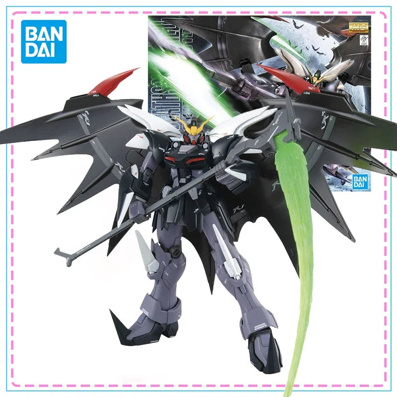 Bandai MG 1/100 XXXG-01D2 Deathscythe Hell EW Gundam Model Kit Action Figure Collectibles Anime Figures Toys for Boys Gift