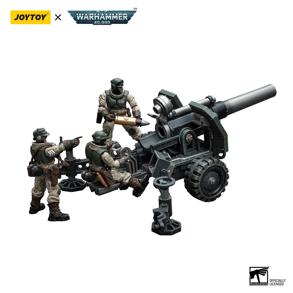 1/18 JOYTOY Action Figure 40K Astra Militarum Bombast Field Gun Malleus Rocket Launcher Anime Model Toy