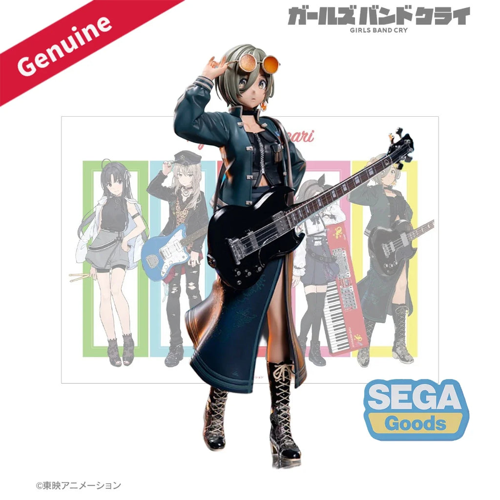 Original Genuine SEGA Prepainted XStellar Girls Band Cry Rupa Anime Figure Model Decoration Garage Kit Collection GBC Gift PVC